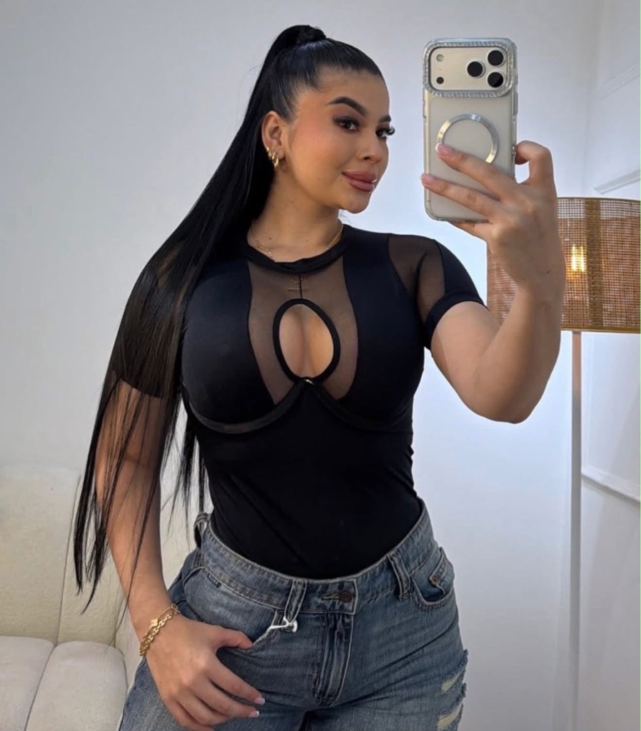 Body negro transparente