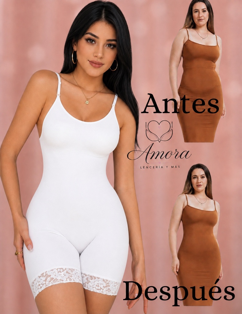 Faja Blanca Espalda libre
