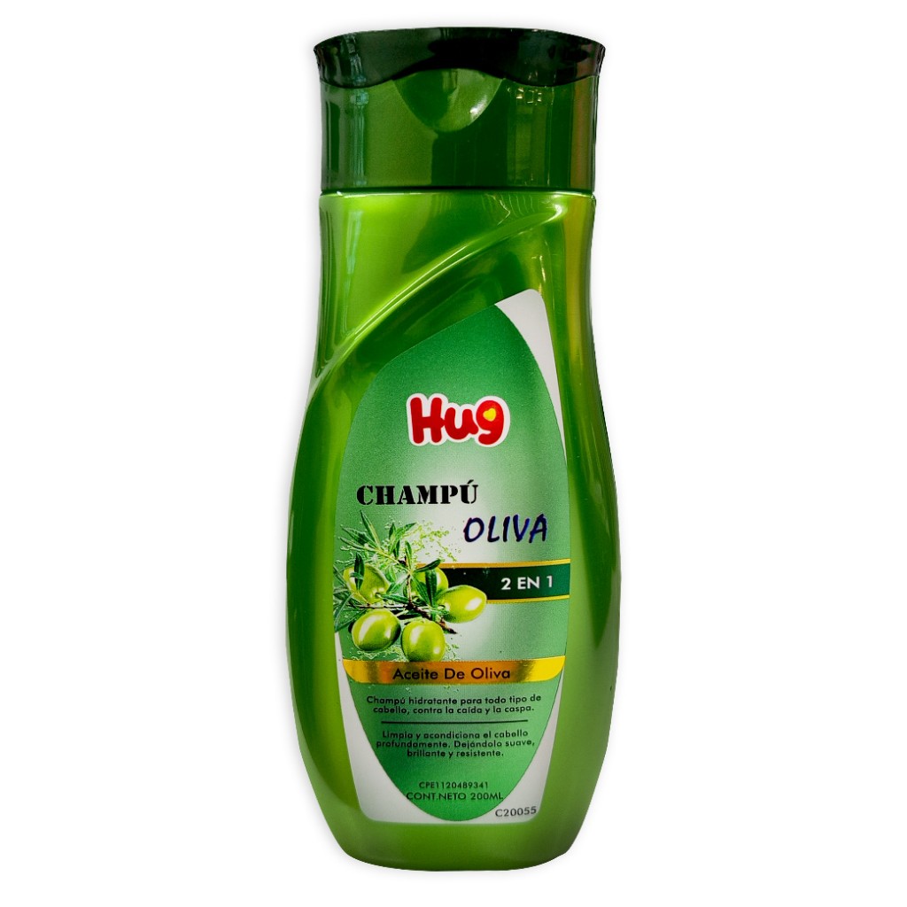 CHAMPÚ 2 EN 1 HUG 200ML OLIVA
