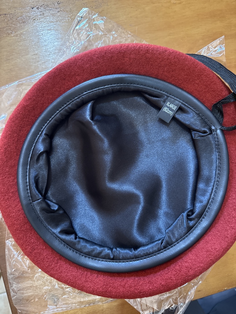 Boina bordo XL