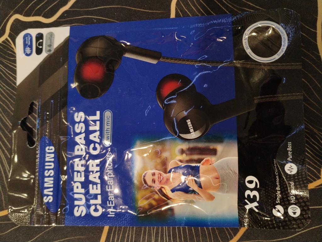 Samsung X39 auriculares negros