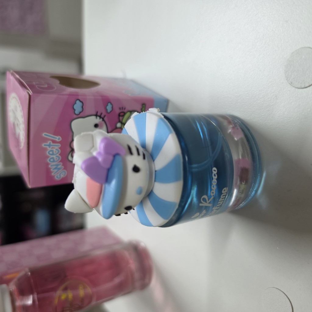 Hello Kitty perfume azul