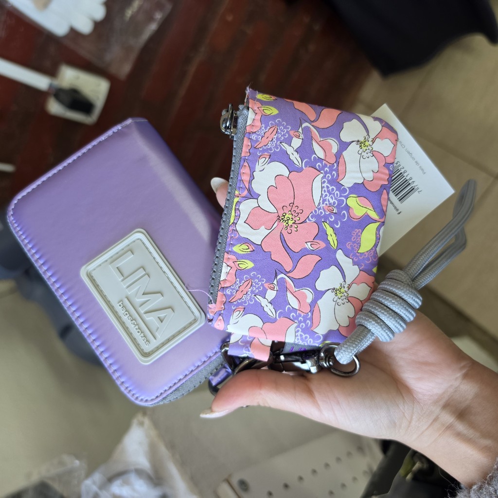LIMA pouch lila floral