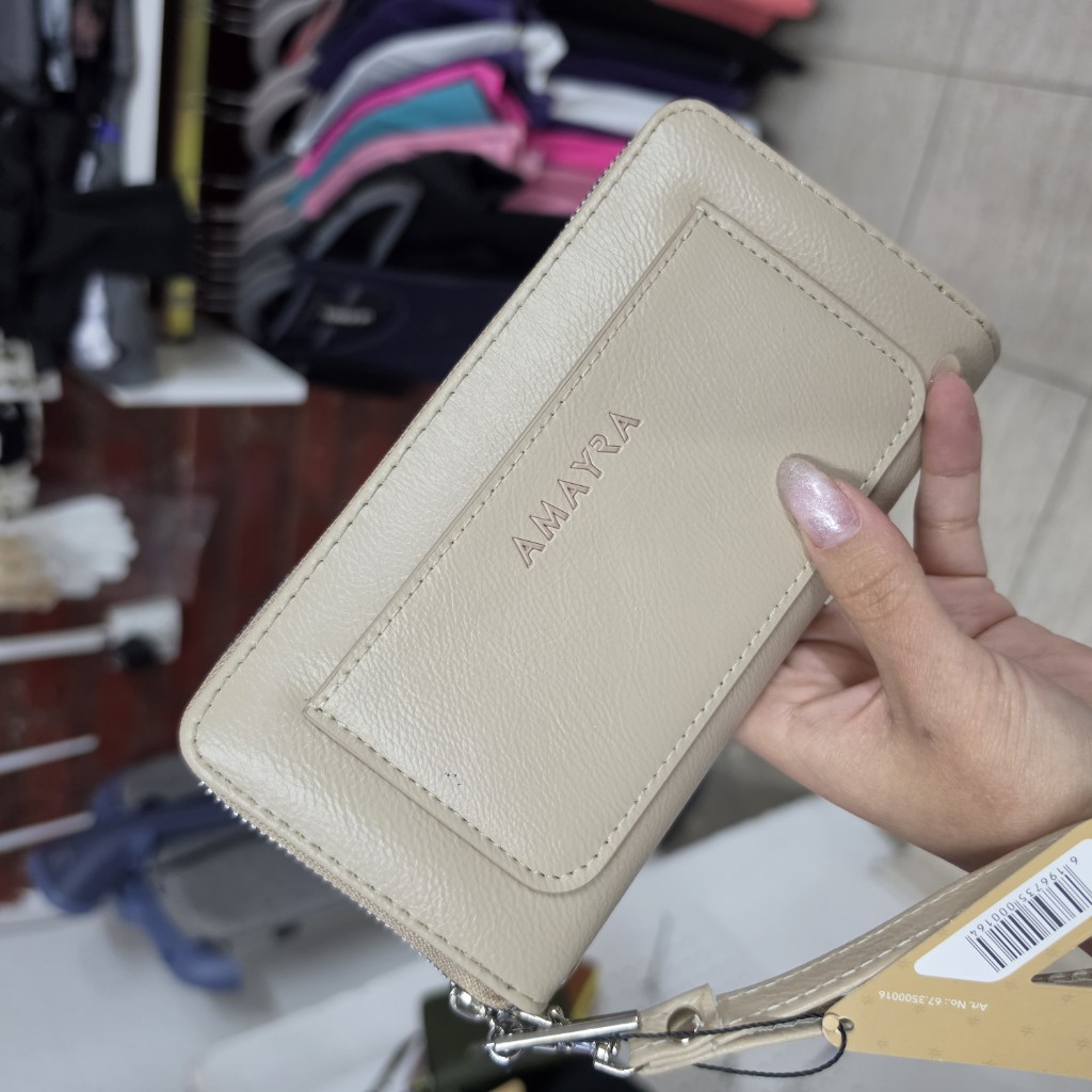 Amayra billetera beige