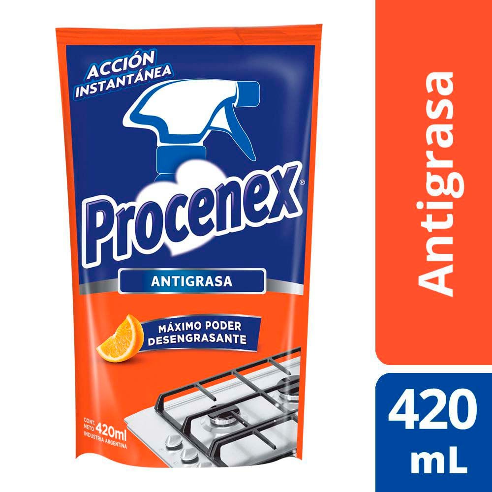 Procenex Antigrasa 420ml - Repuesto