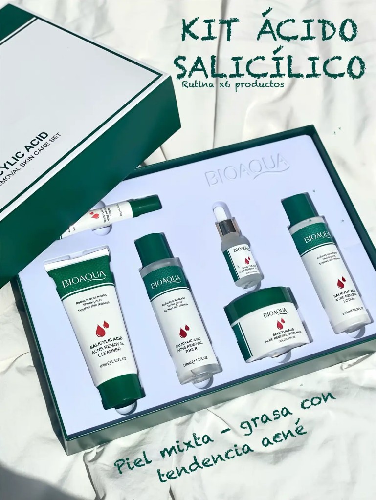 Kit facial de ácido salicílico Bioaqua