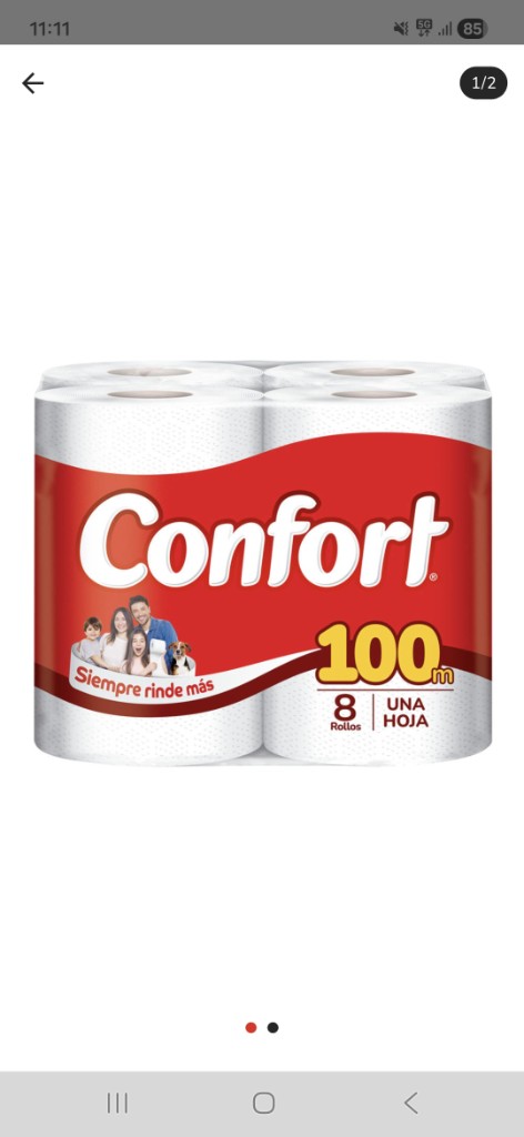 Confort 100 mts x 8 rollos