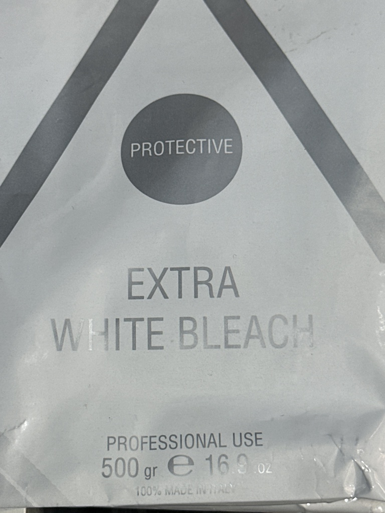 Decolorante white bleach