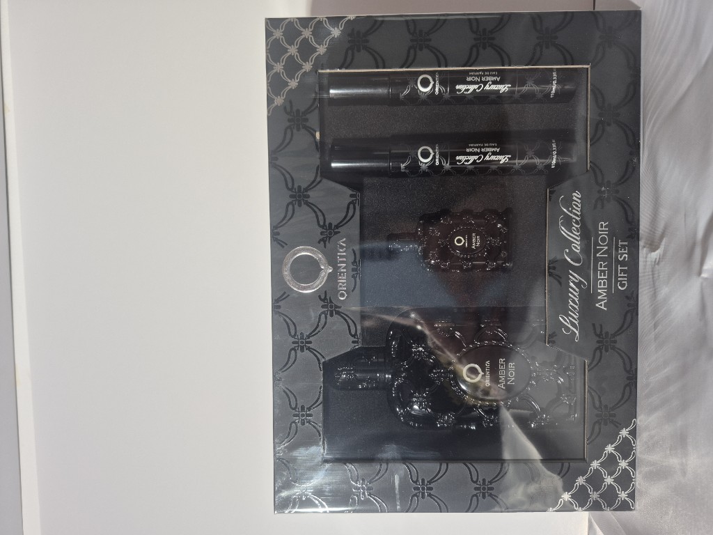 ORIENTICA AMBER NOIR SET X 4 PSC