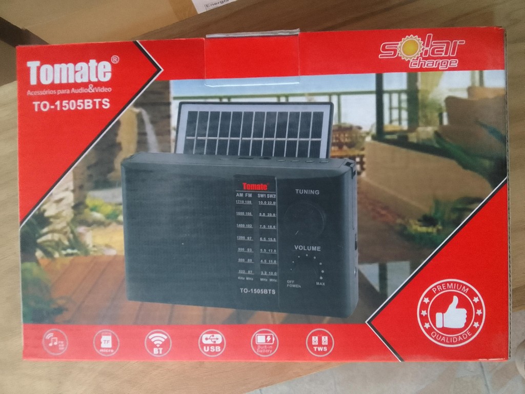 Radio solar TO-1505BTS