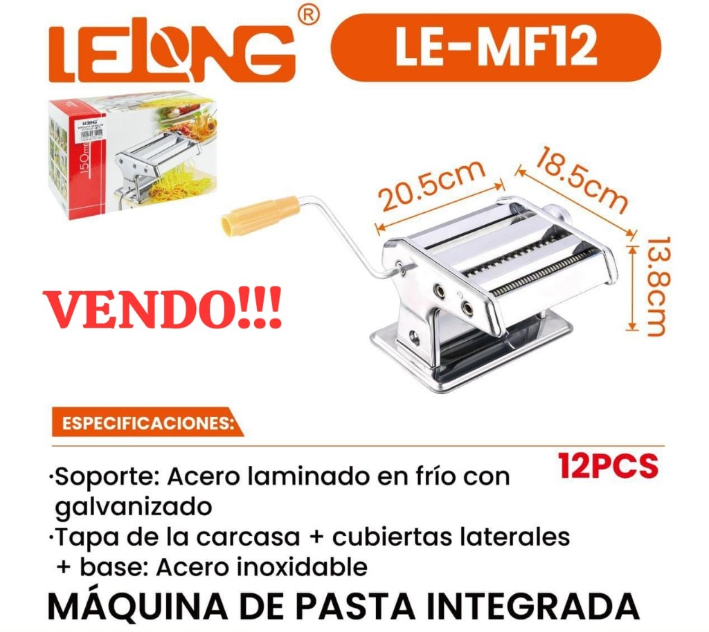 Maquina de hacer pasta LE-MF12