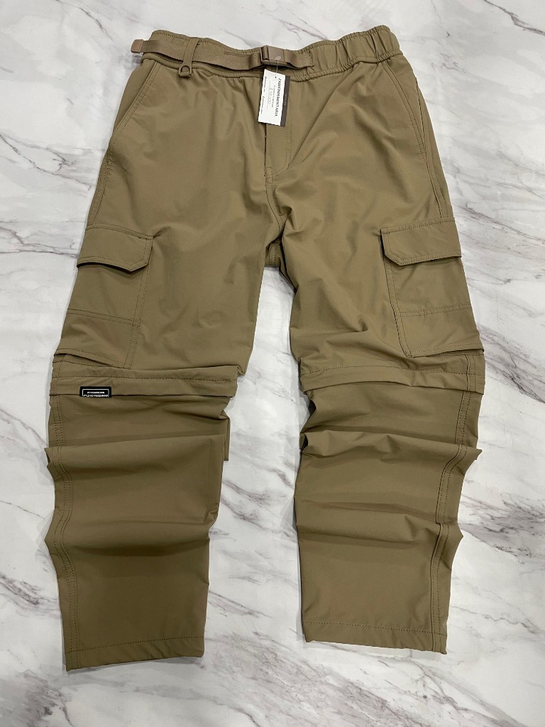 Pantalon cargo de microfibra elastizada
