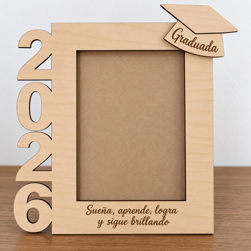 Marco graduación mdf