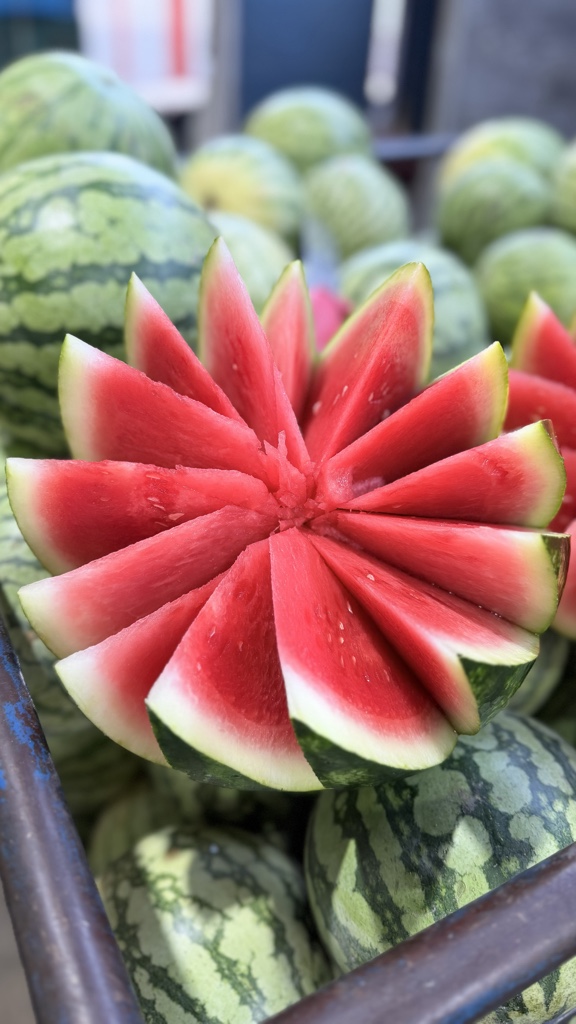 Sandia roja sin semilla