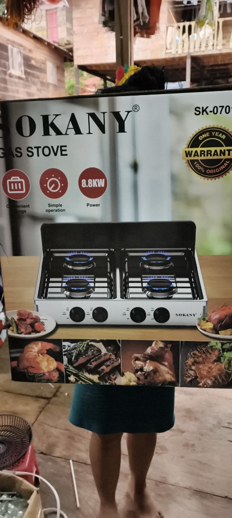 Sokany cocina a gas 4 quemadores