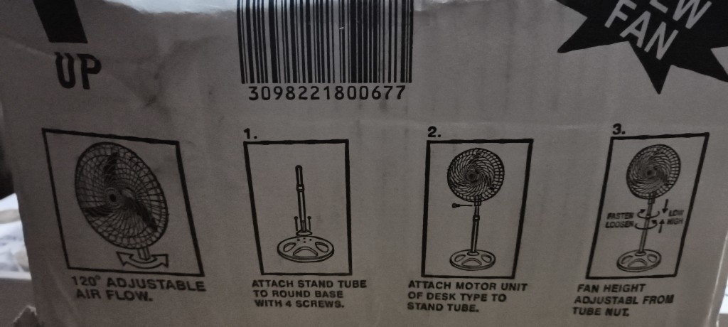 Ventilador de pedestal
