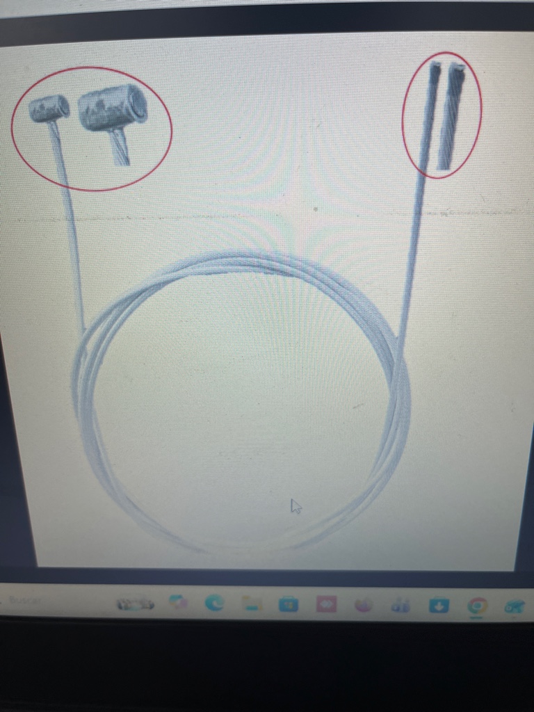 Cable trenzado acelerador moxal 1.5