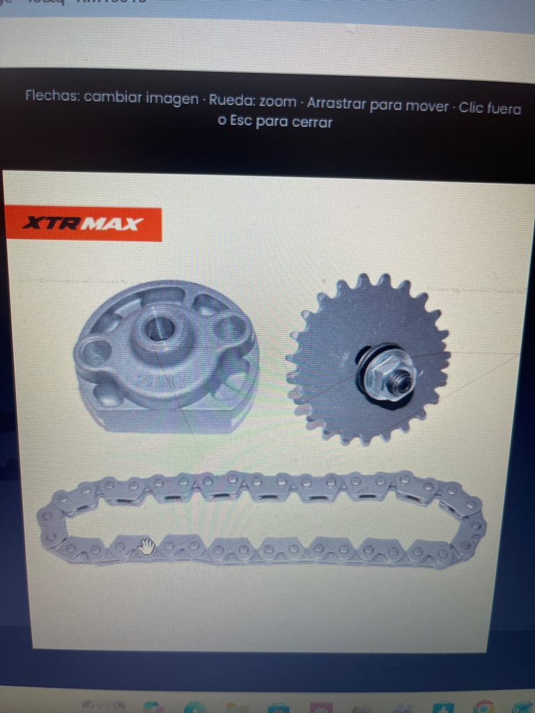 Bomba aceite contrapesa xtr
