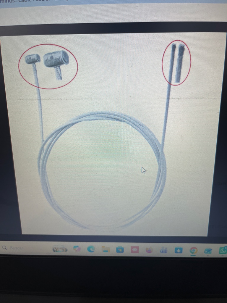 Cable solo de embrague 1.5m