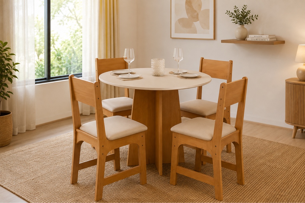 Juego de Comedor redondo