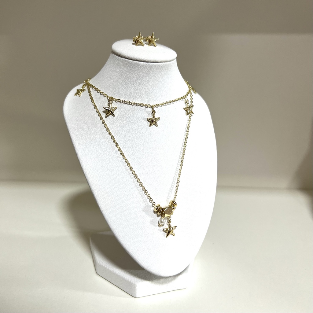 Conjunto doble estrellas de mar