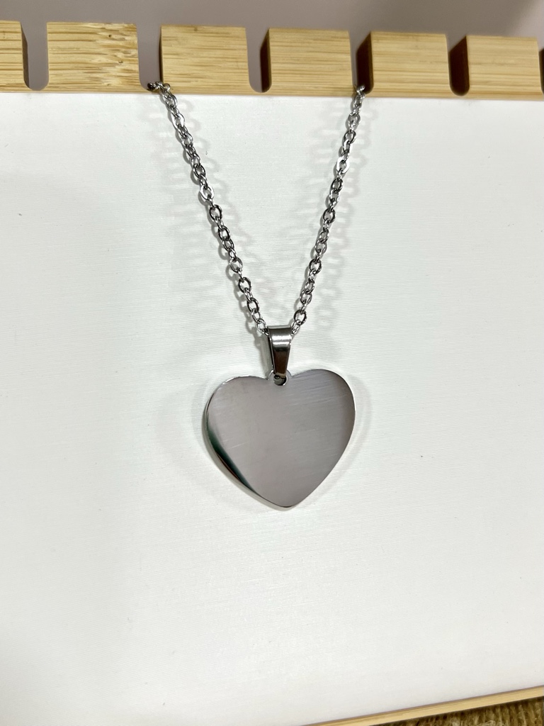 Collar corazón personalizado