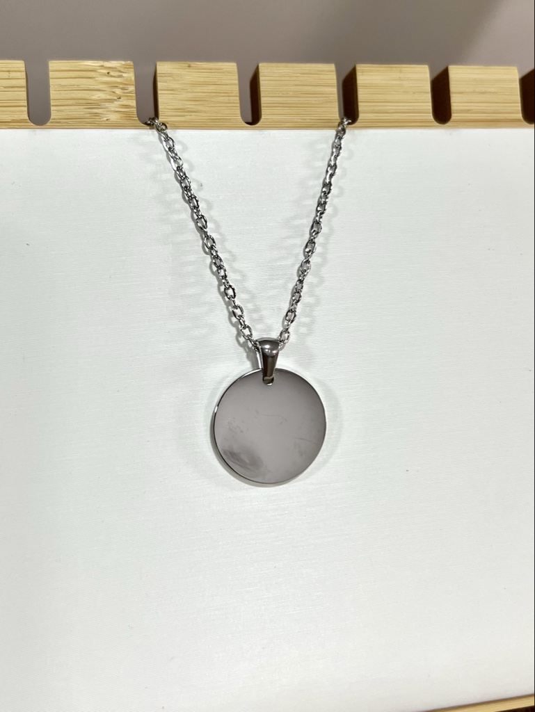 Collar círculo personalizado 20 mm