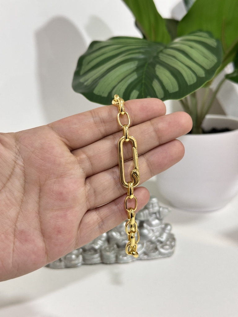 Pulsera eslabones gruesos