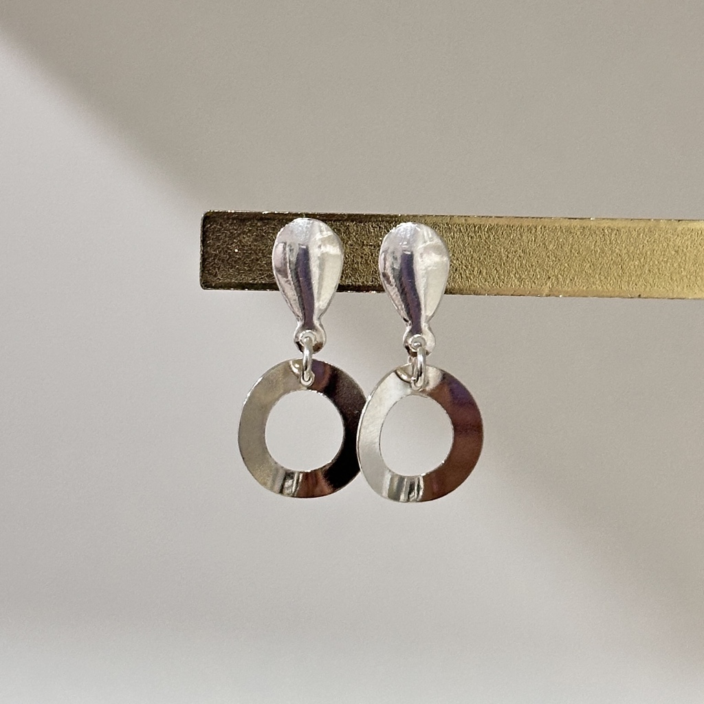 Aros gota con circulo