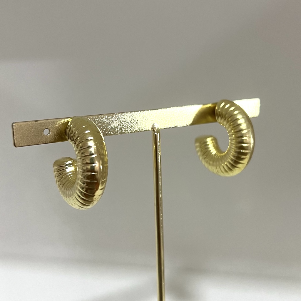 Argollas caracol grandes