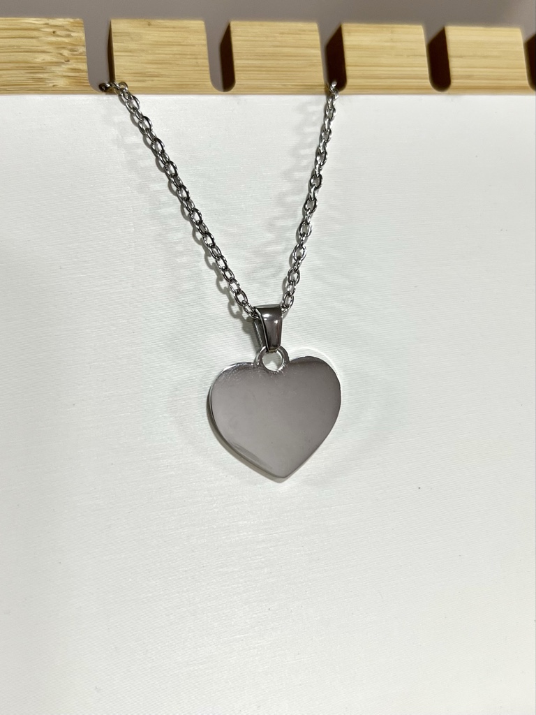Collar corazón personalizado 45 cm