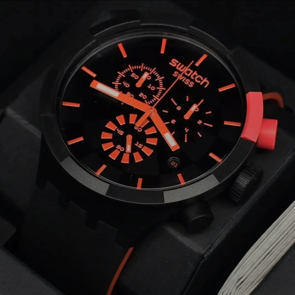 Swatch CHECKPOINT red 47mm