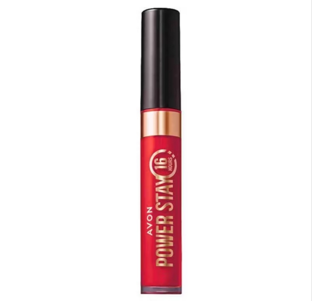 AVON Power Stay Batom Líquido 6ml vermelho mais quente