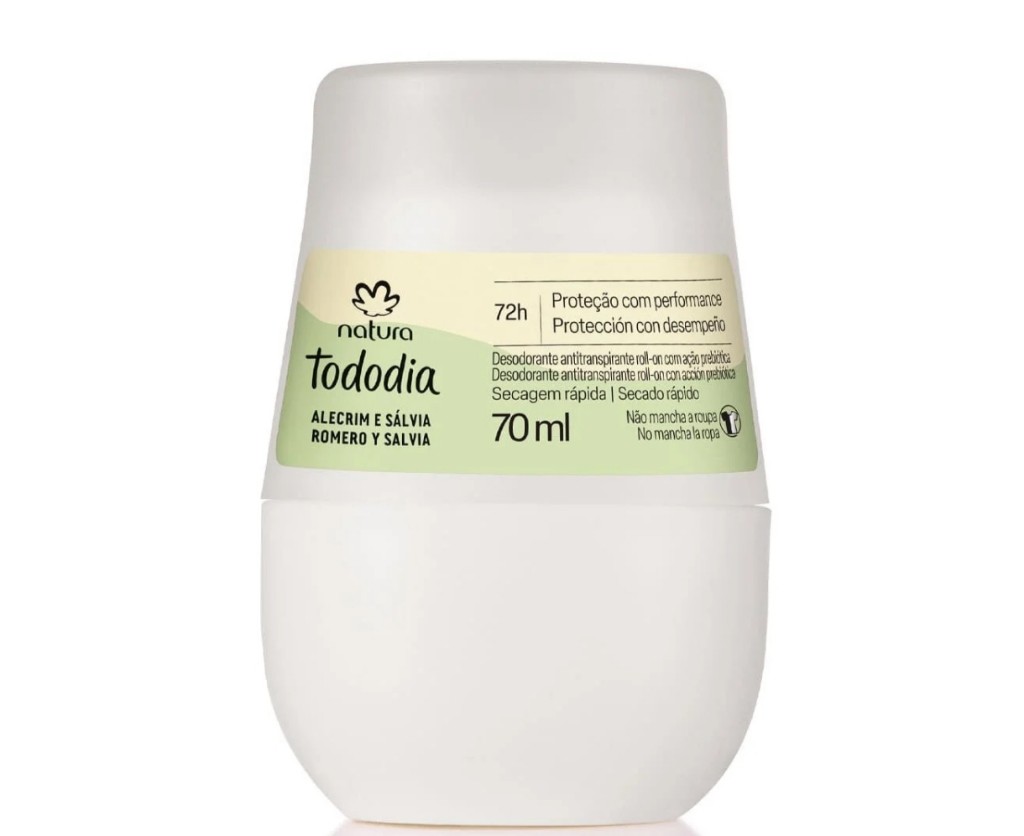 Natura Tododia roll-on alecrim e salvia 70ml