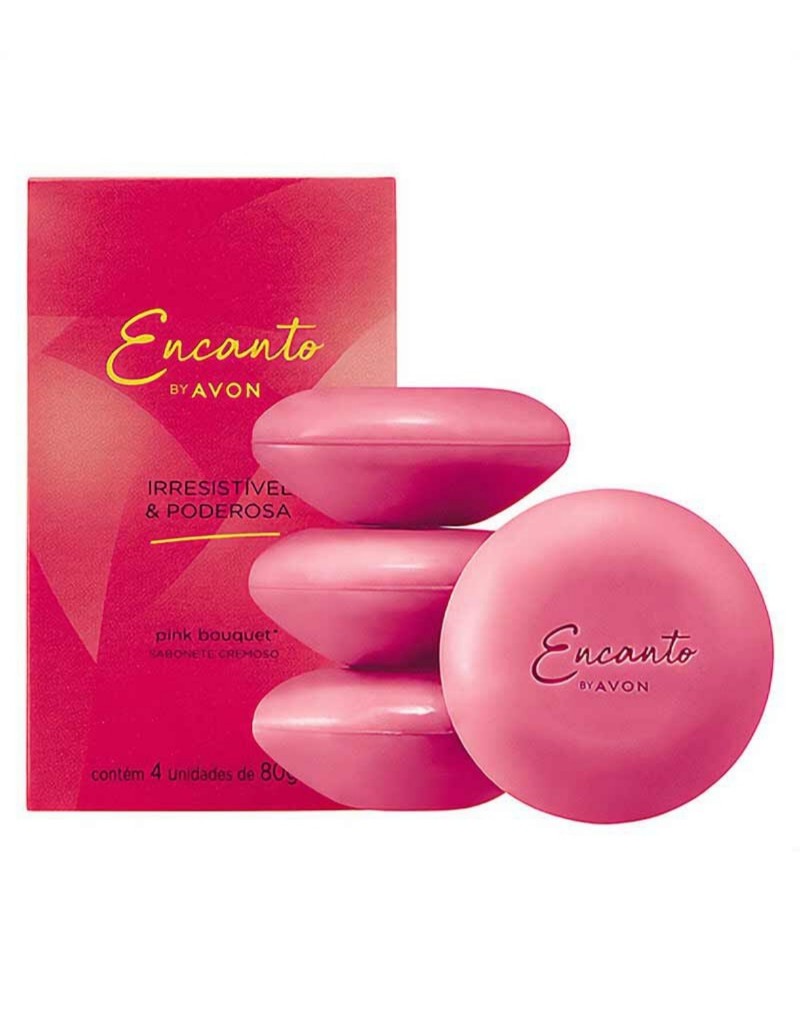 Avon Encanto Pink Bouquet sabonete cremoso