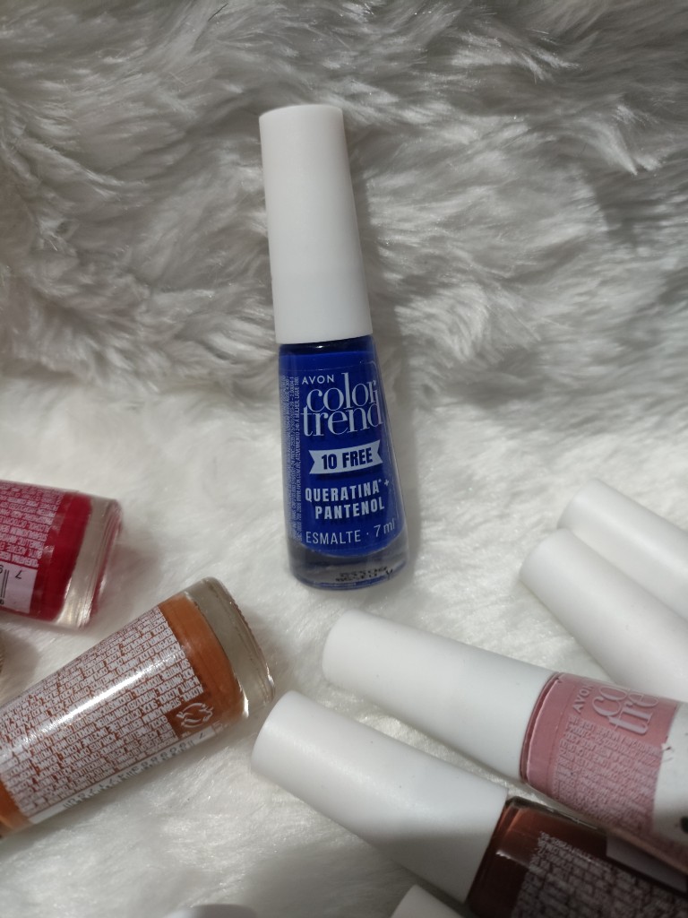 Avon Color Trend azul esmalte viagem dos sonhos