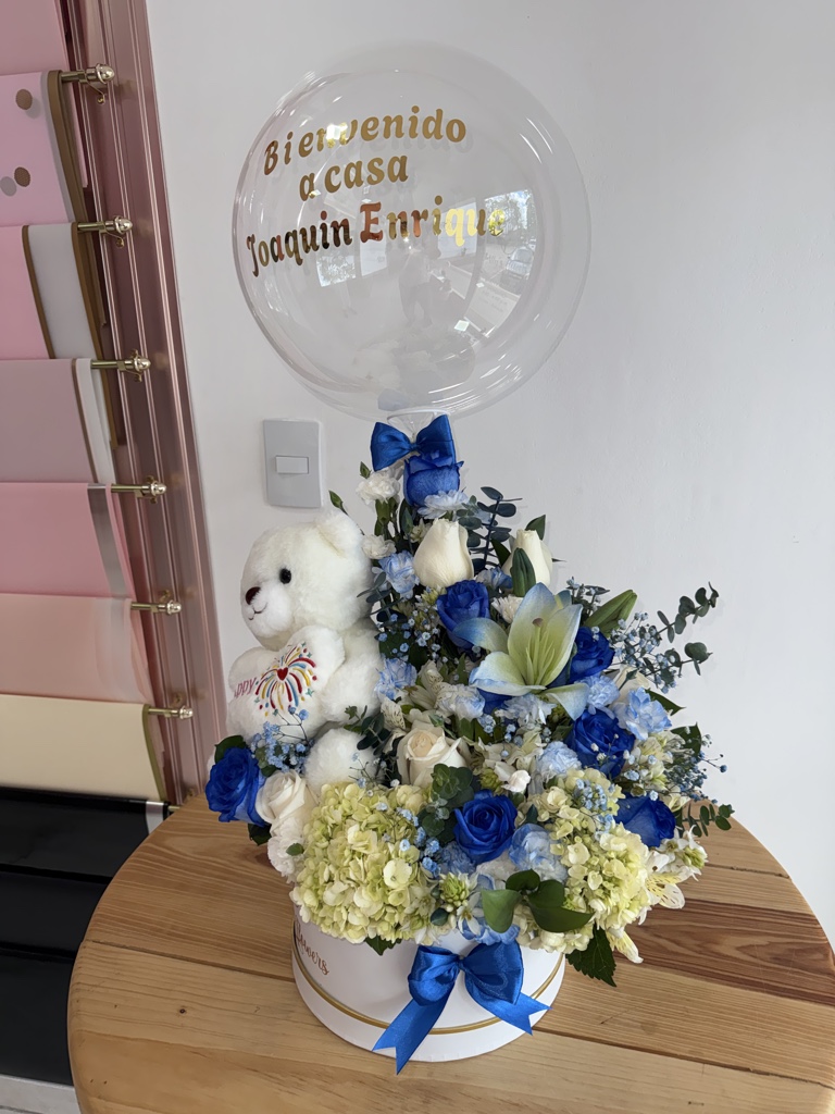 Box Flores + Peluche + G-personalizado