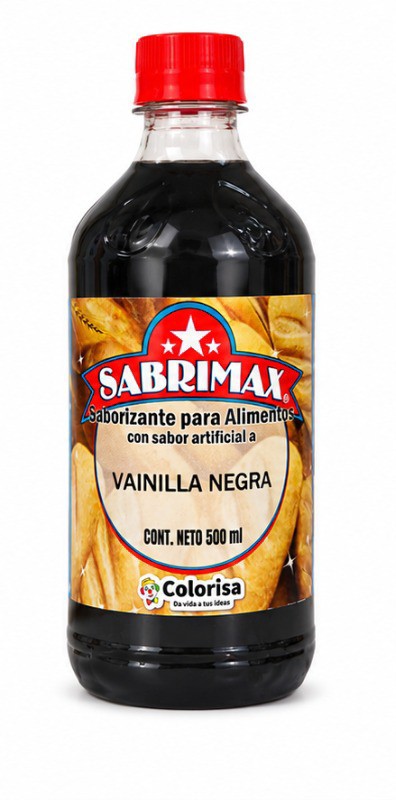 Sabrimax vainilla negra 500ml.
