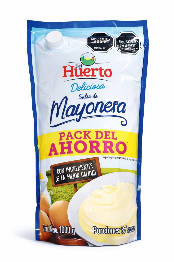 Del Huerto mayonesa pack ahorro 1000g