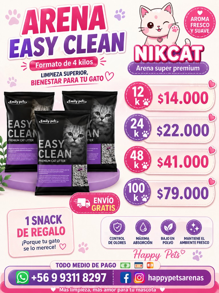 Easy clean formato 4 kilos