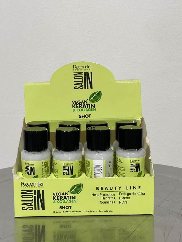 ampolla recamier vegan keratin