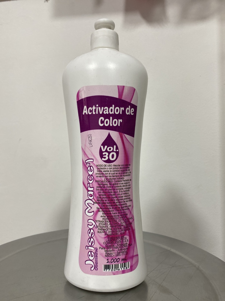 Activador de color agua oxigenada x30vol