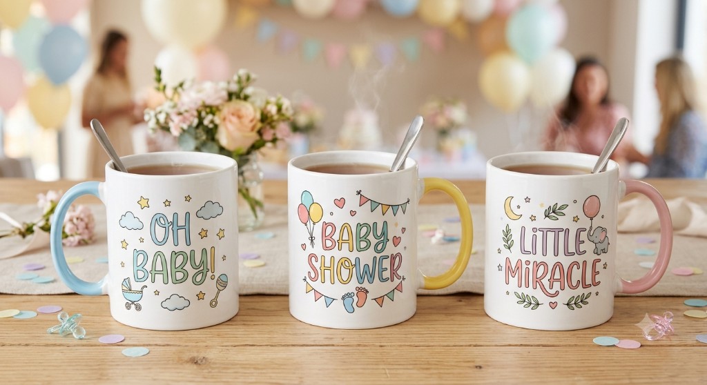 Tazas colección baby shower