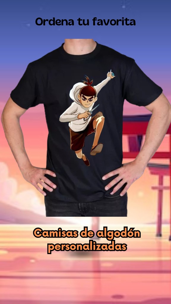 Playera colección anime