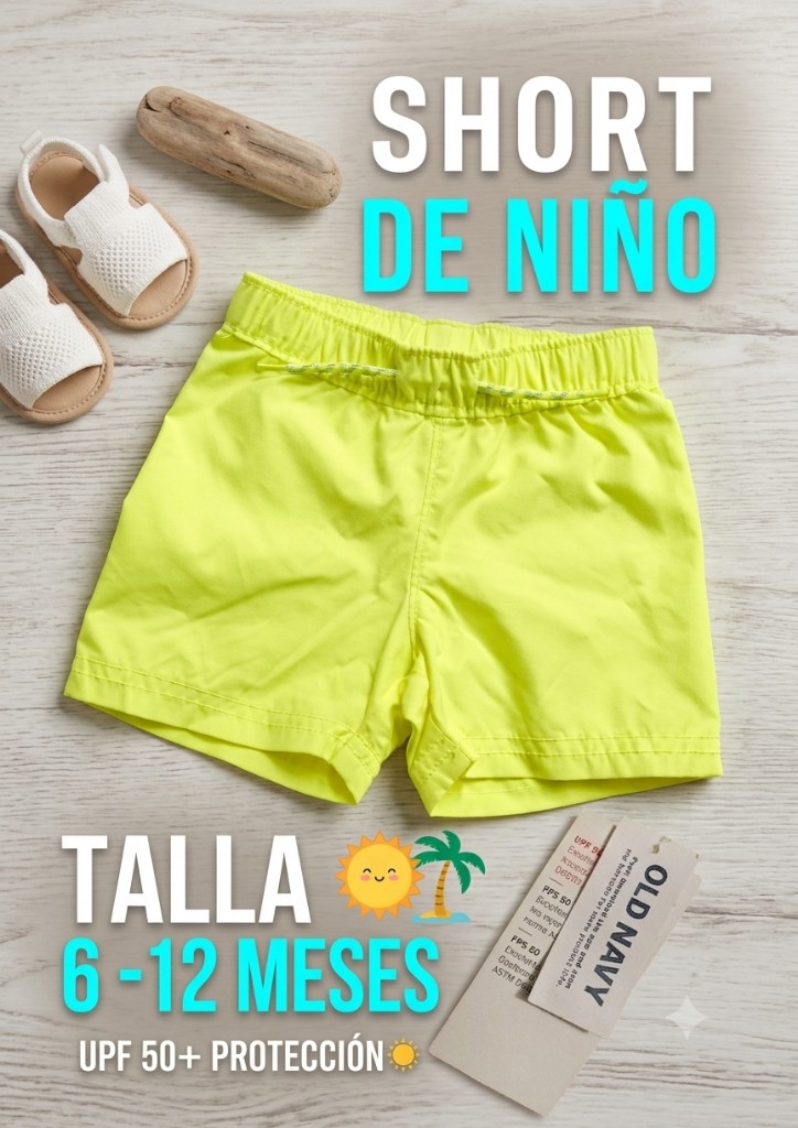 Short Niño 6 - 12 meses