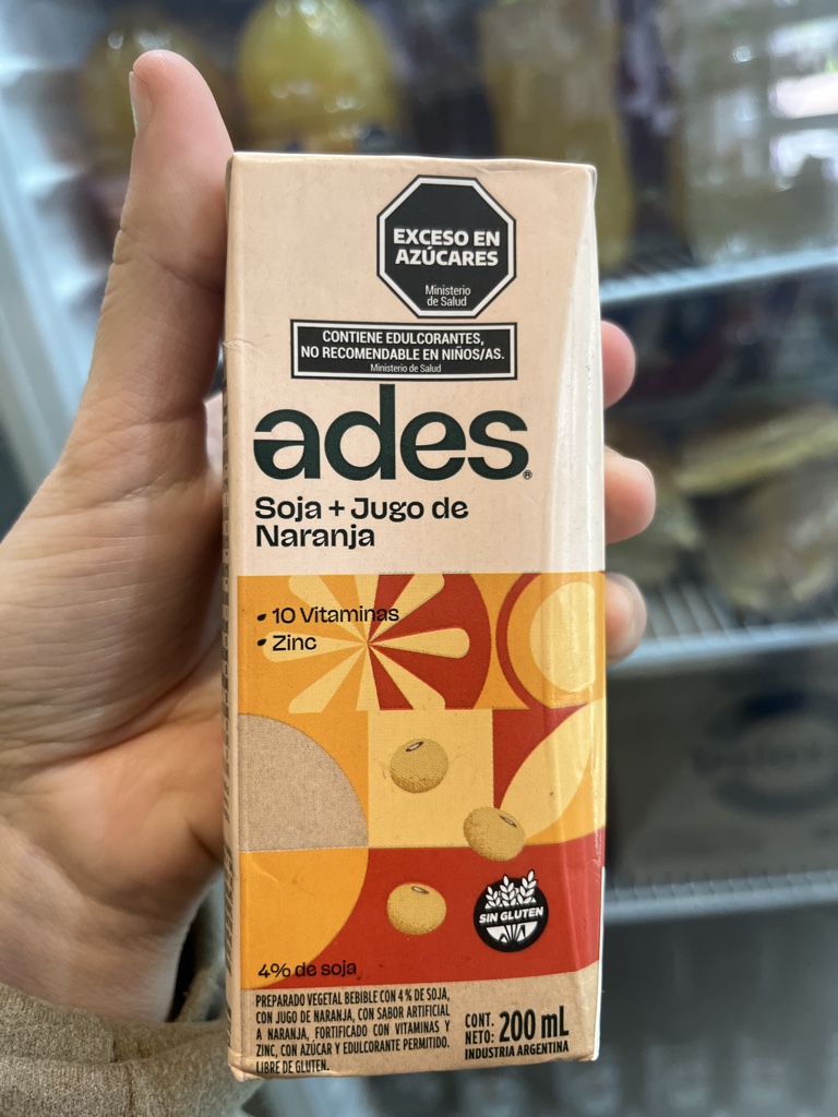 ades naranja 200ml