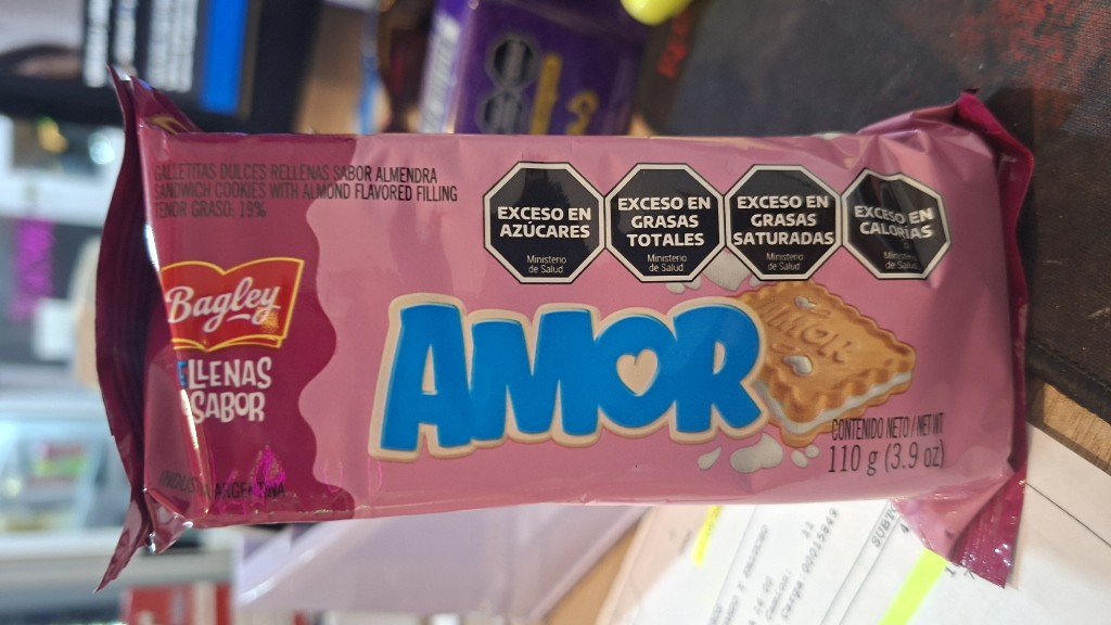 Bagley Amor fresas 110g