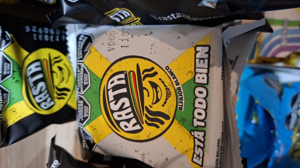 Rasta alfajor blanco