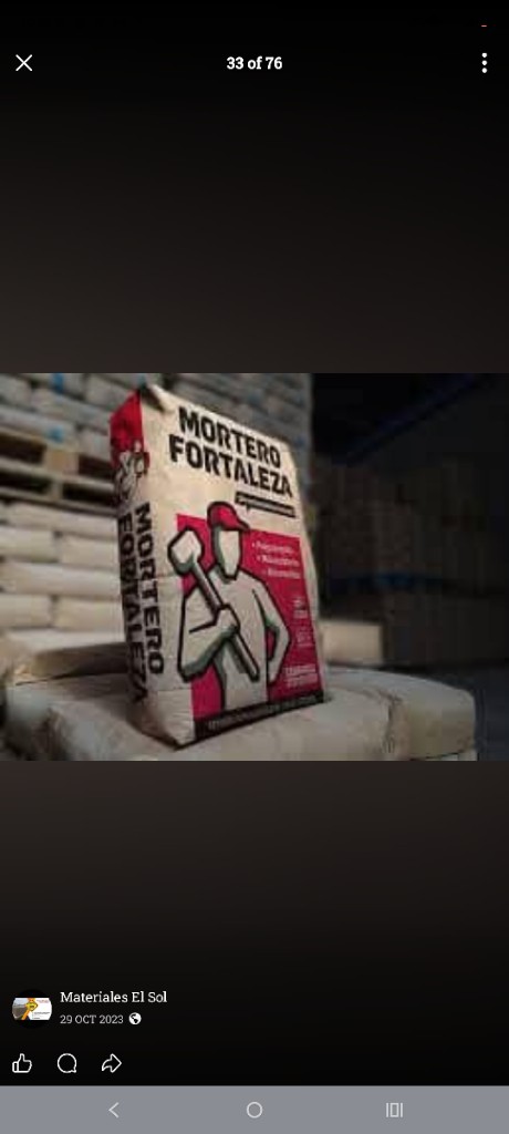 Mortero Fortaleza 50kg
