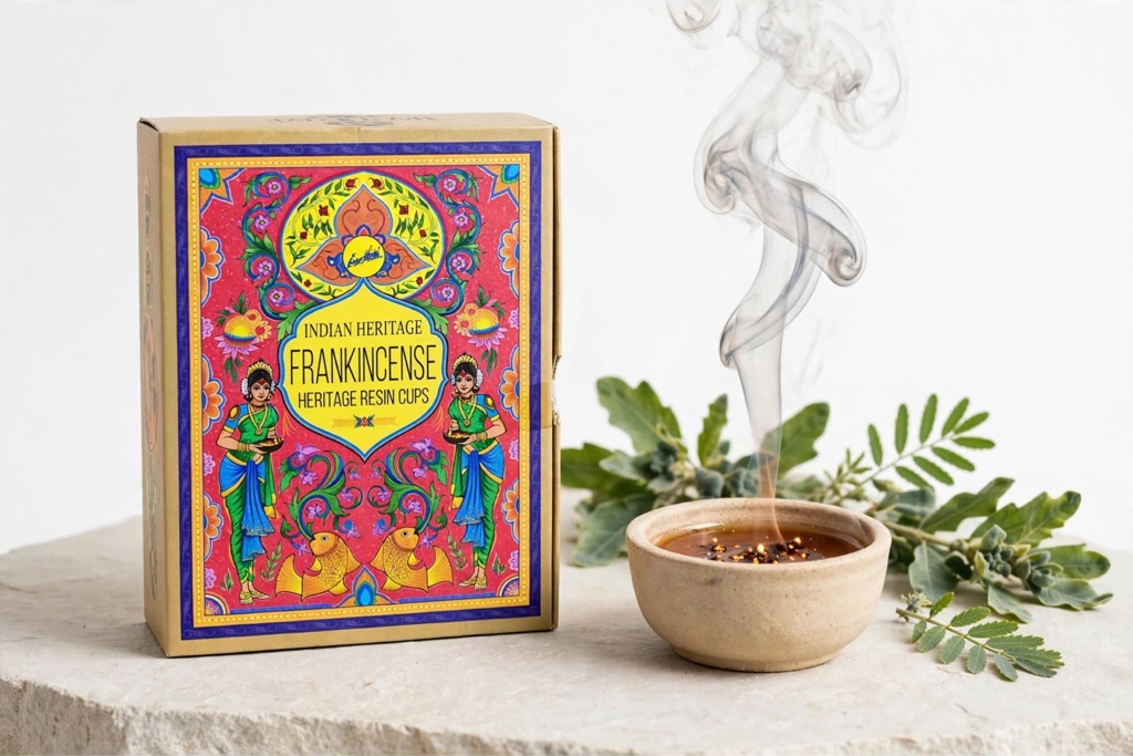 Indian Heritage Frankincense cups - Olíbano